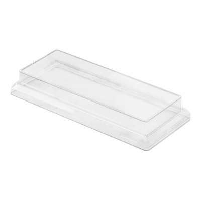 Крышка-пластиковая-купольная-прямоуг-для-контейнера-бумажного-700-мл-85х215-1ЕА