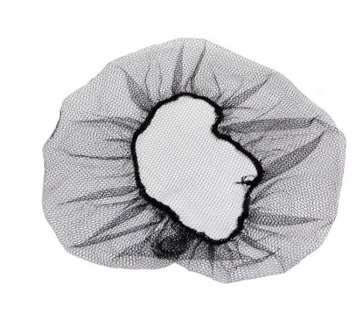 Шапочка-сетка нейлон черная