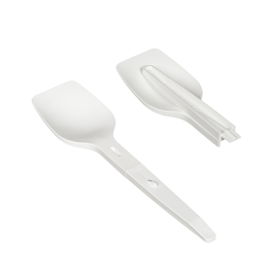 Ложка одноразовая складная 10,5 см белая