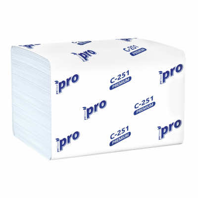 Салфетки-21х16-(200)-белые-2сл-V-сложение-для-диспенсера-в-картоне