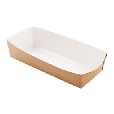 Лоток-для-хот-дога-167х70х38-крафт-белый-HD Лоток-для-хот-дога-167х70х38-крафт-белый-HD