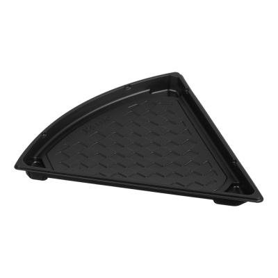 Контейнер для кусочка ПК-1 дно треуг 200 гр 186х185х13 черное