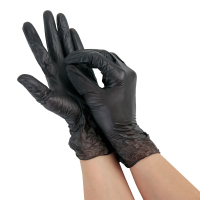 Перчатки-М-нитриловые-неопудренные-черные Перчатки-М-нитриловые-неопудренные-черные